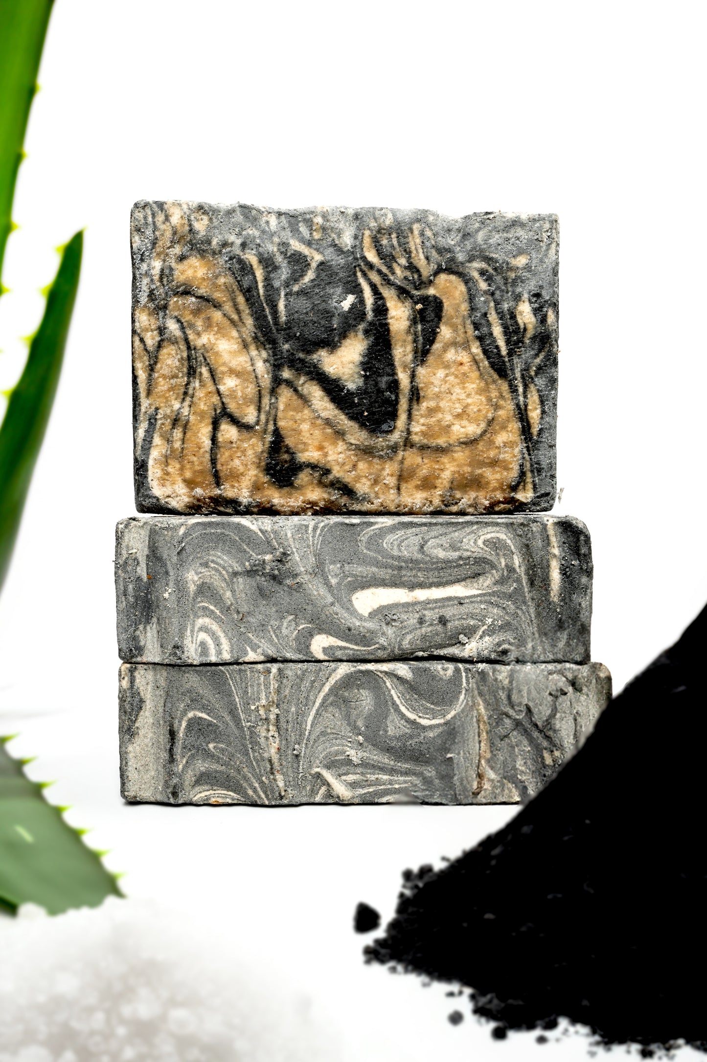 Zits + Pits + Bits - Activated Charcoal and Clay and Herbal Facial Bar