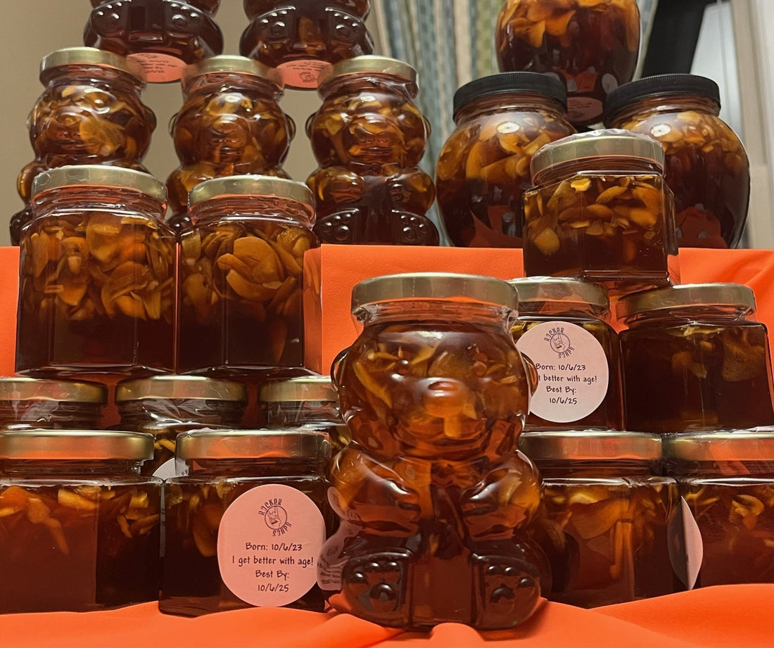 Local Raw Fermented Ginger Honey