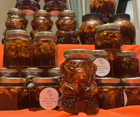 Local Raw Fermented Ginger Honey
