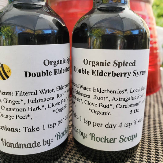 Organic Spiced Double Elderberry Syrup