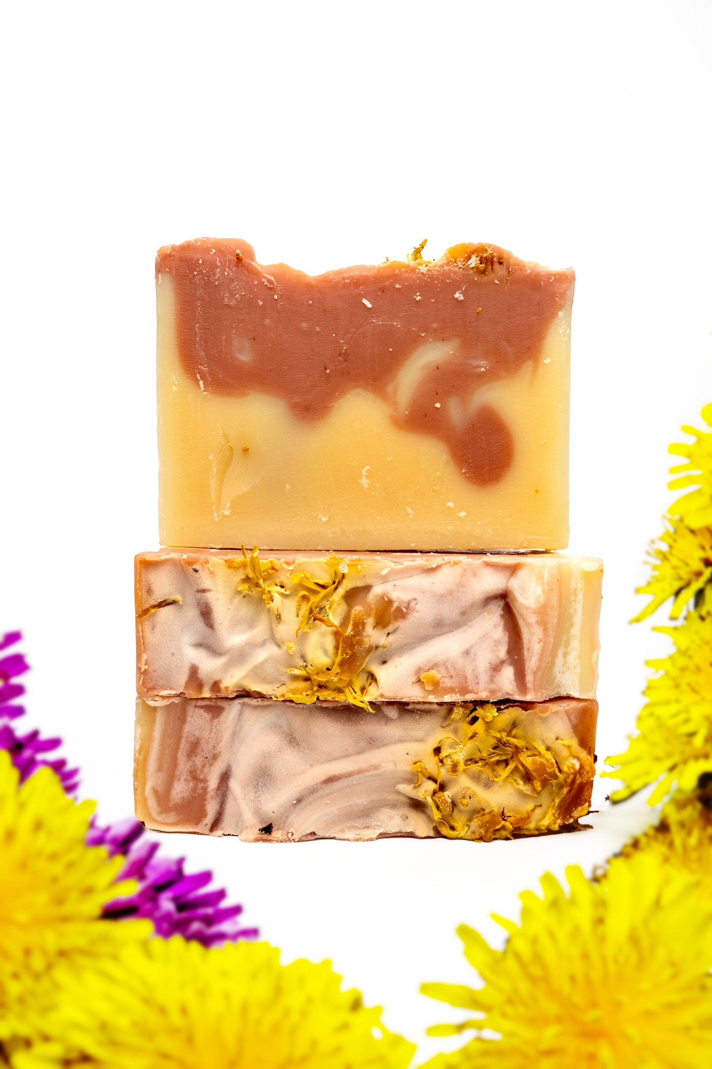 Dandelion, Chickweed, and Violet Soap